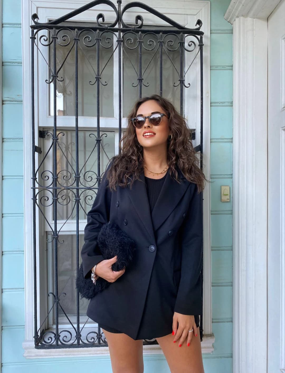 Kruvaze Yaka Blazer Ceket