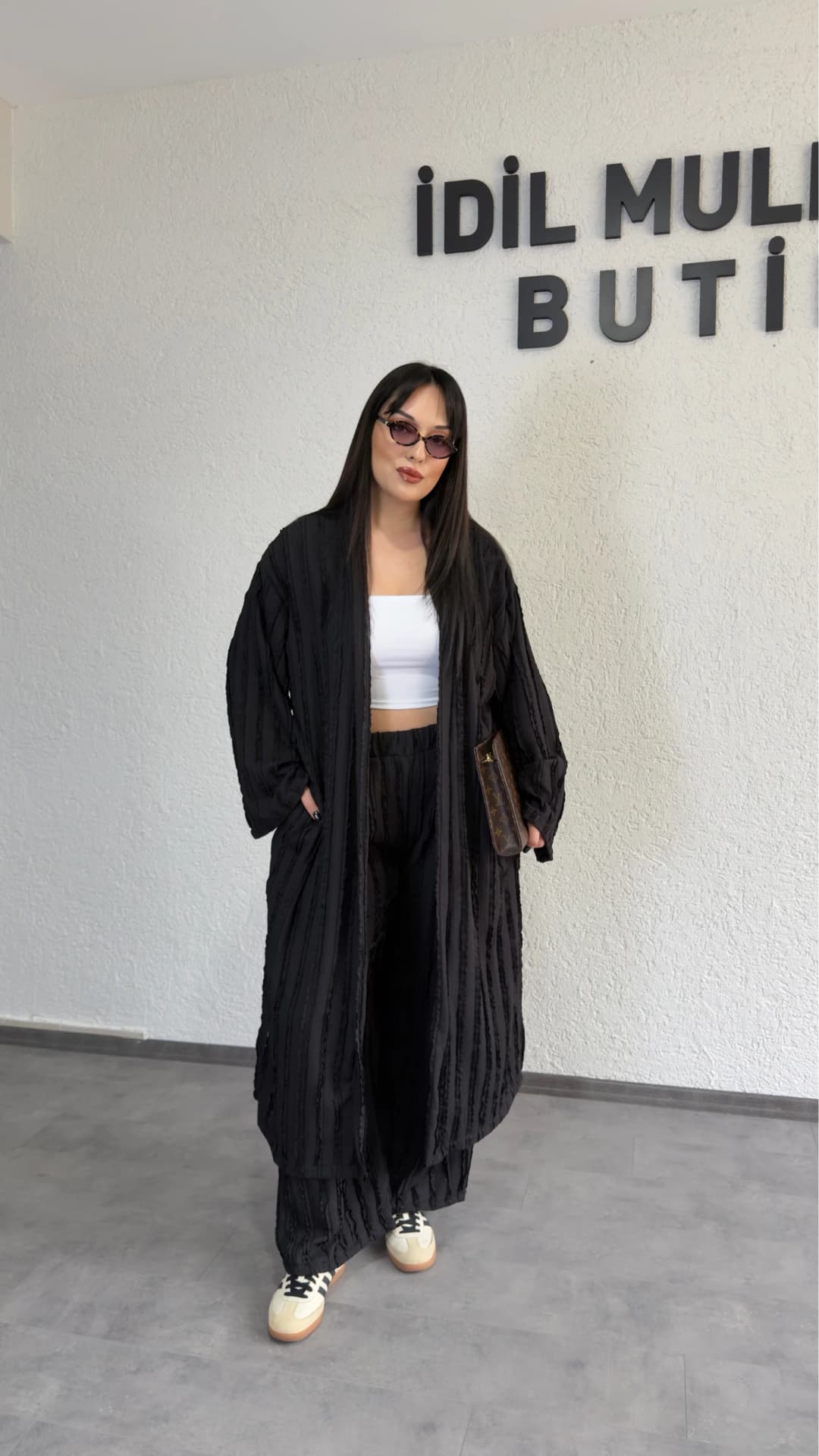 Kendinden Dokulu Kimono Takım