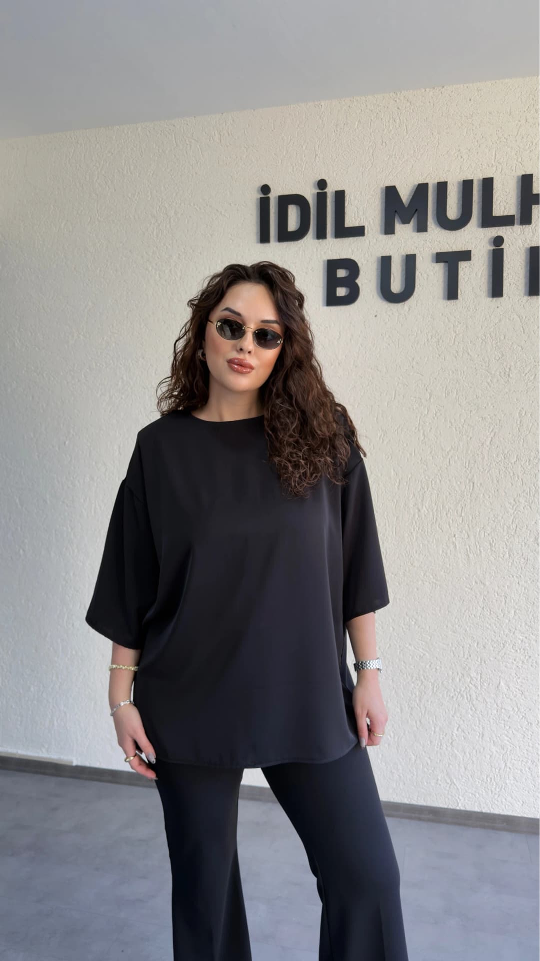 İpek Krep Vatkalı Bluz