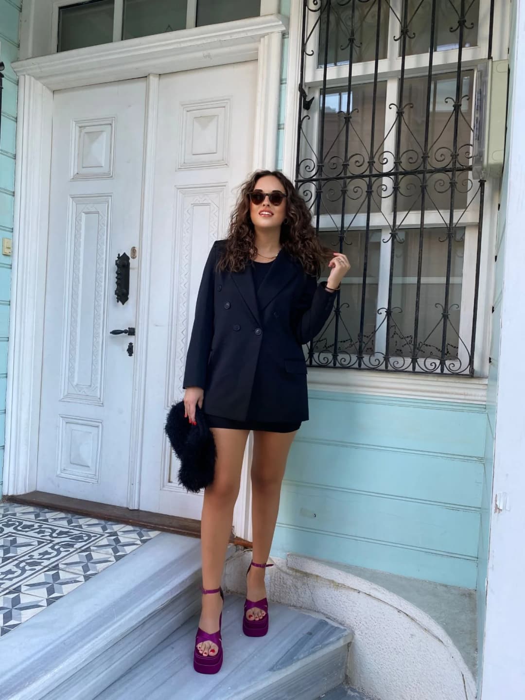 Kruvaze Yaka Blazer Ceket