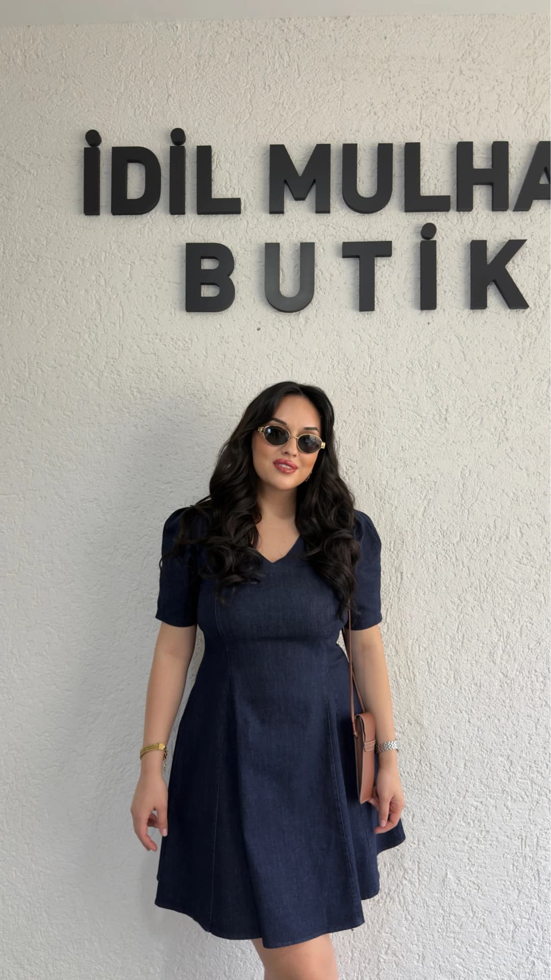Premium Denim Elbise