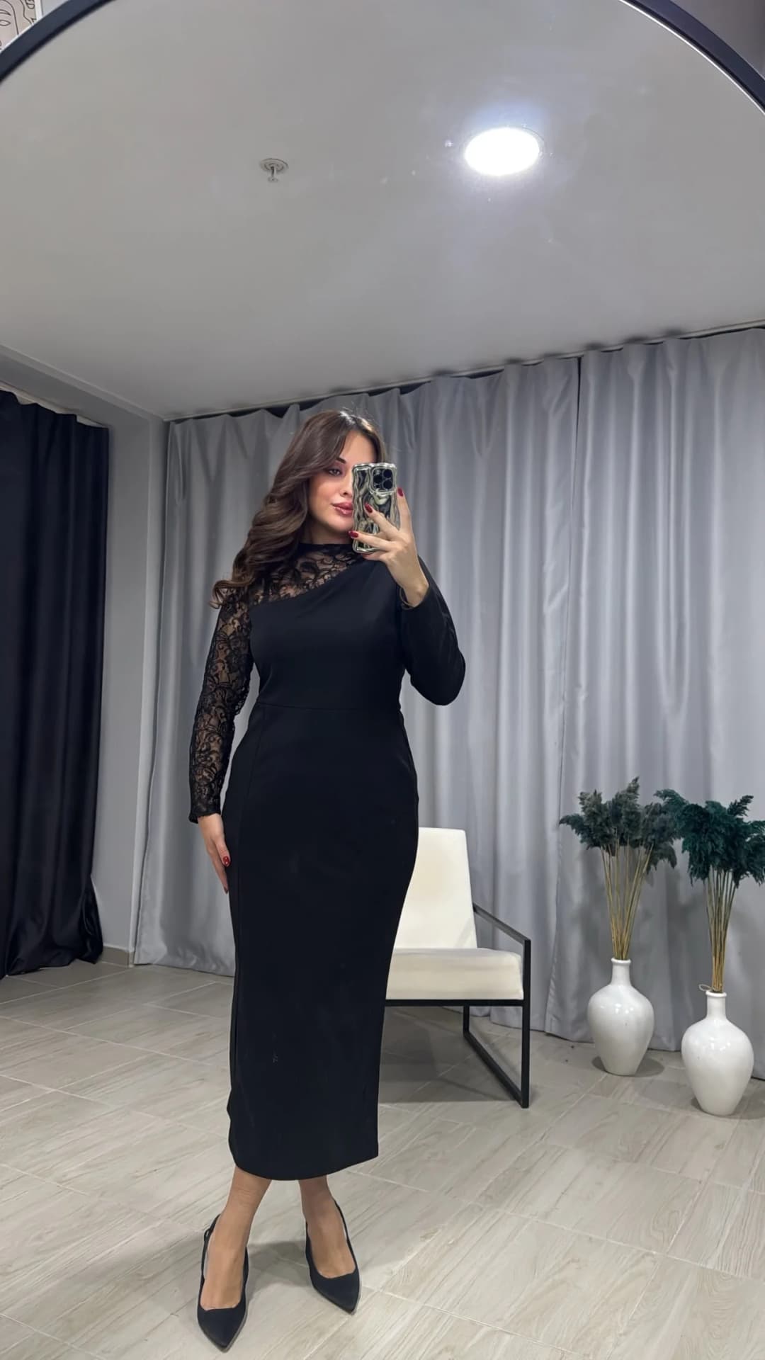 Kol Güpür Detaylı Abiye