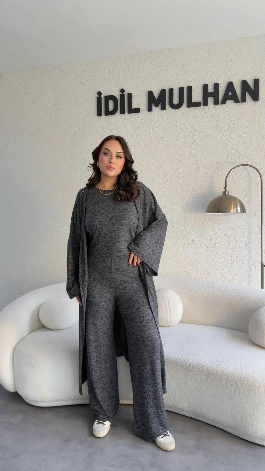 Premium Üçlü Yumoş Takım - Siyah