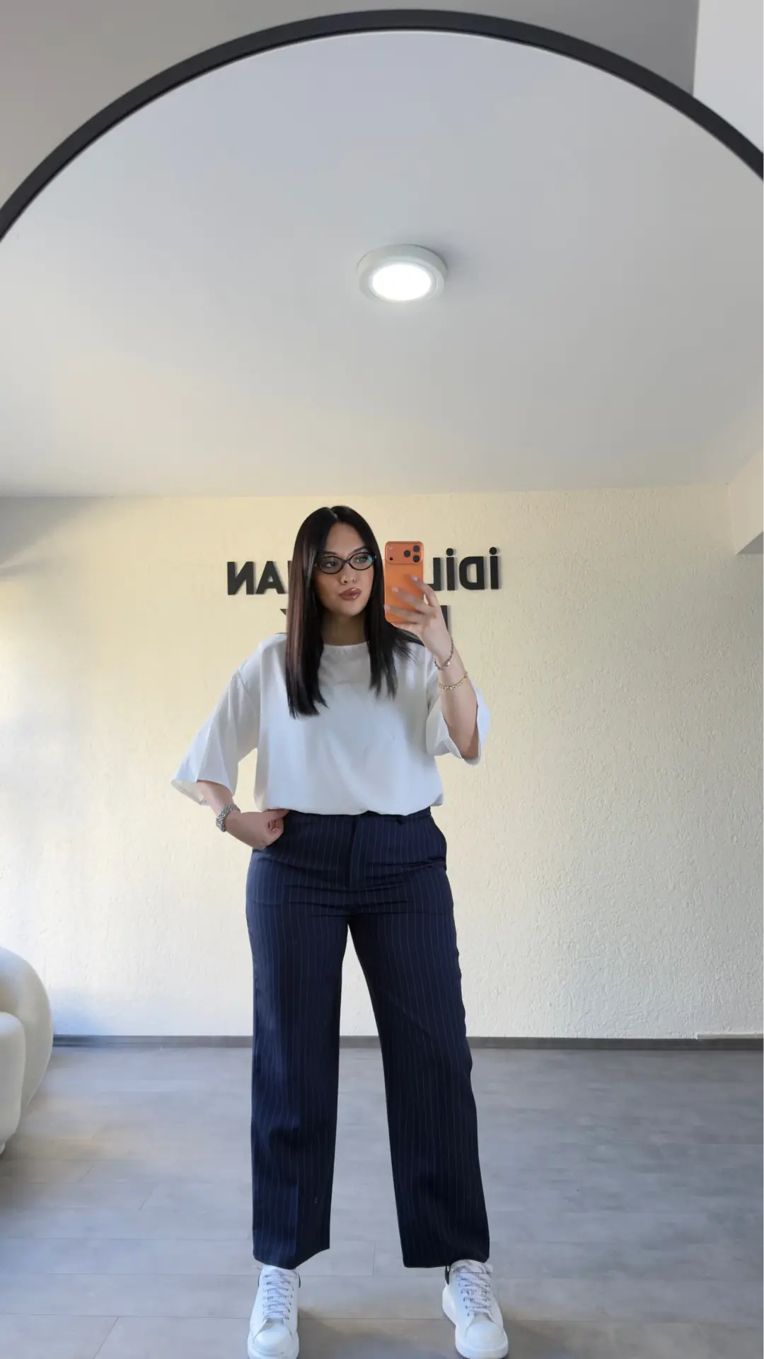 Çizgili Premium Kumaş Pantolon