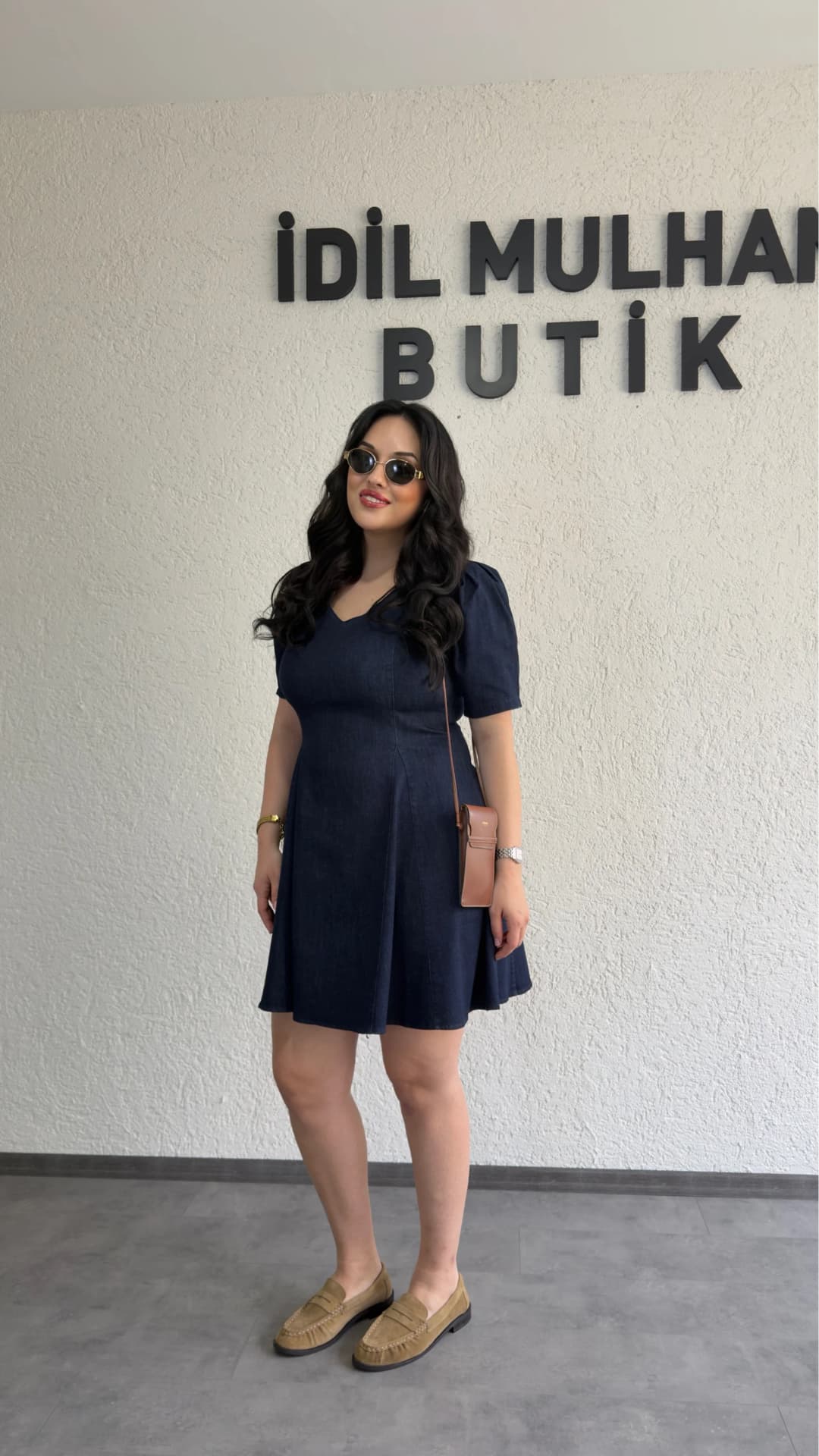Premium Denim Elbise
