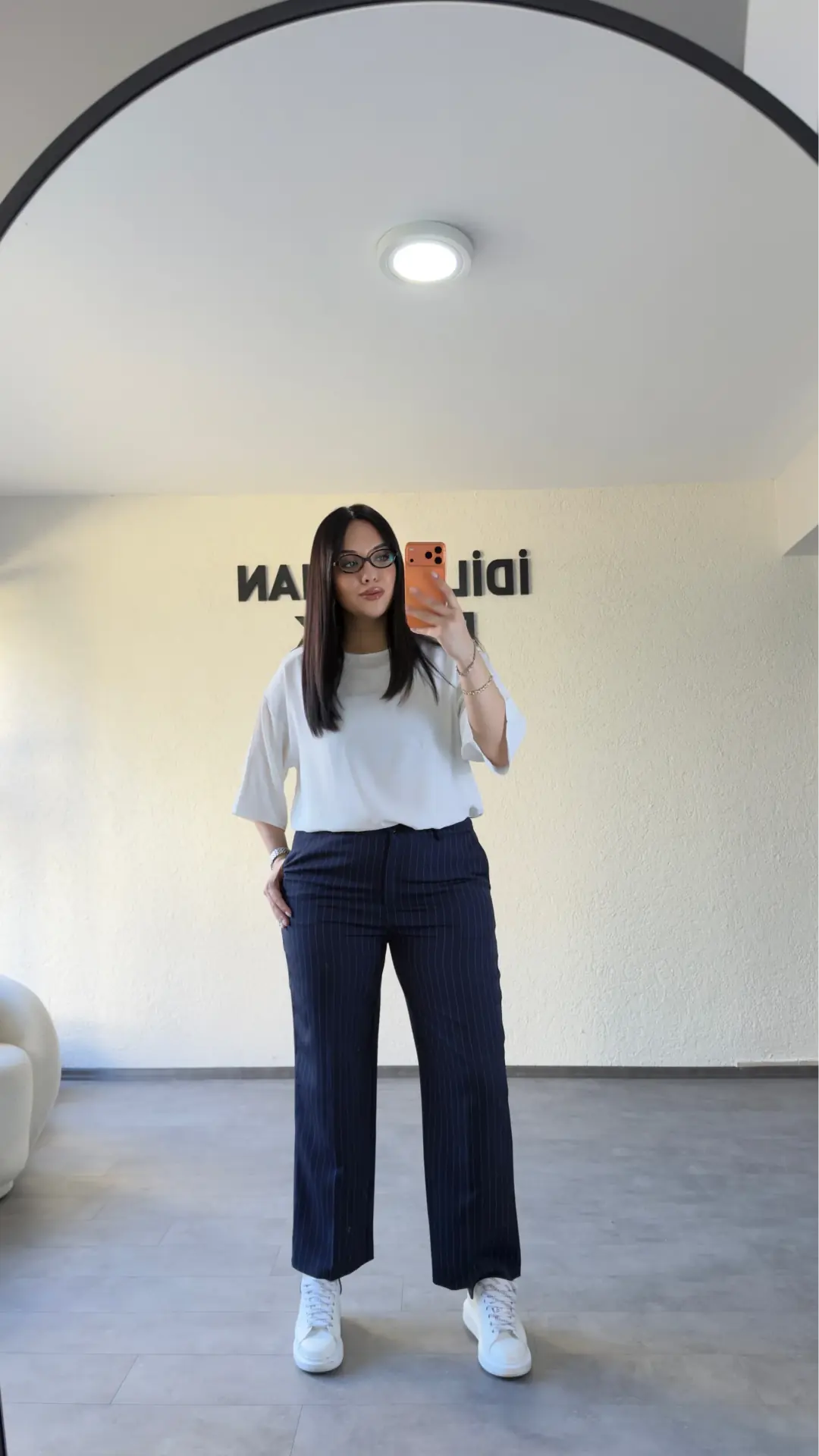 Çizgili Premium Kumaş Pantolon
