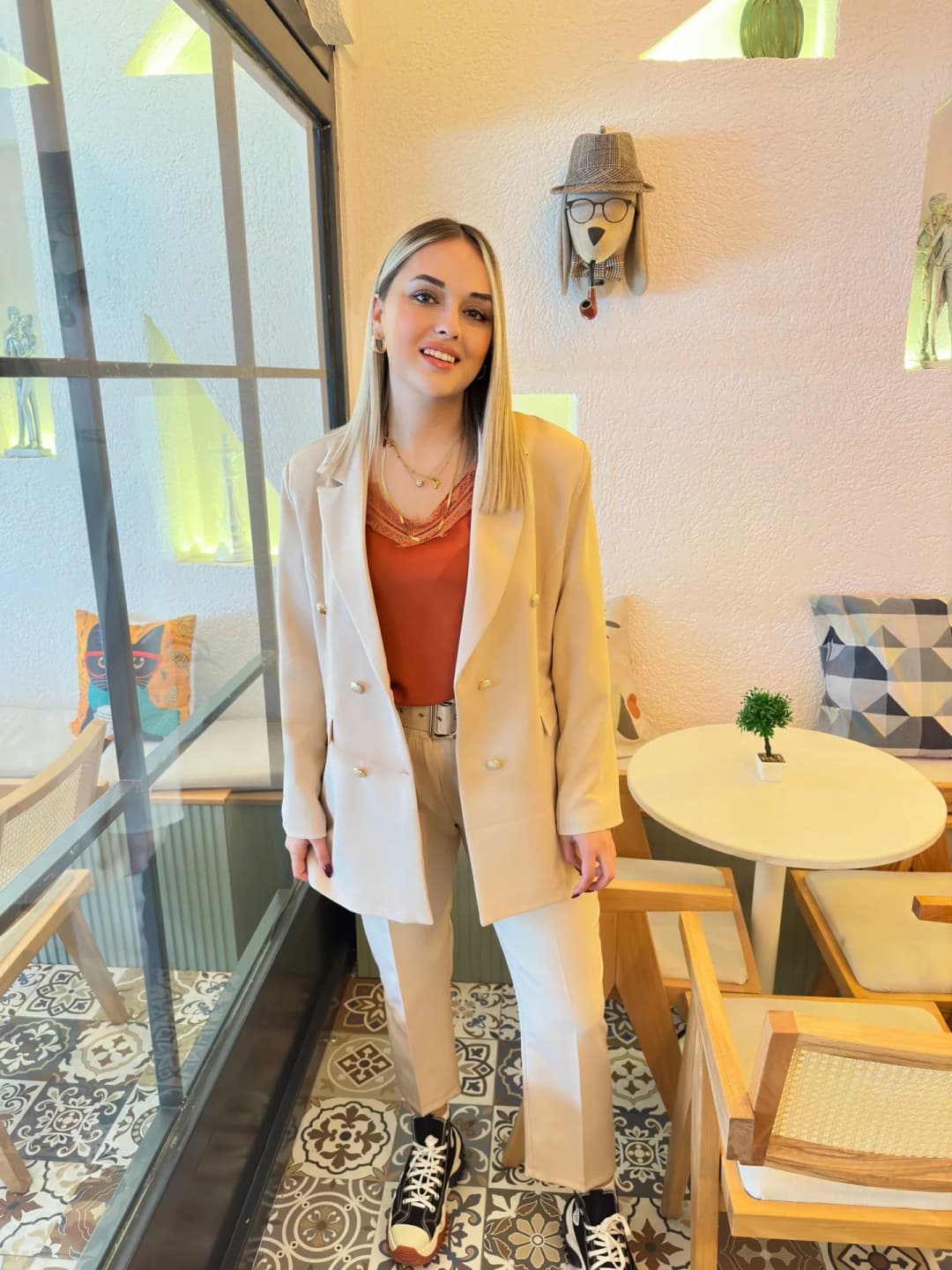 Double Krep Kumaş Takım
